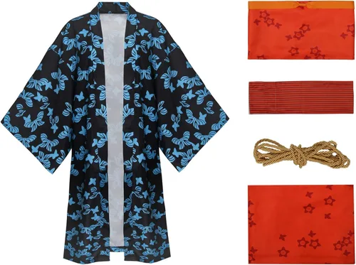 Vista 9 de Disfraz de anime Ubuyashiki Amane Cosplay Kimono Conjunto de disfraz de anime