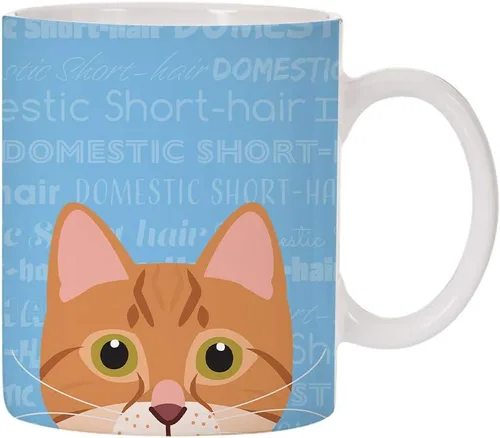Vista 17 de Adorable diseño de raza de gato taza de café de cerámica de 11 oz (abisinio)
