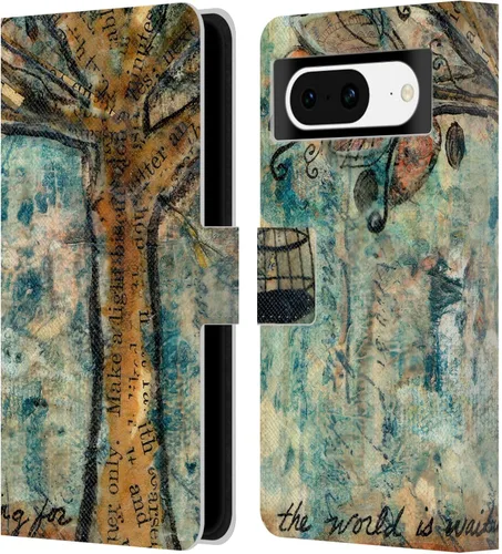 Vista 13 de Head Case Designs Officially Licensed Wyanne Half Light Nature 2 Leather Wallet Case Compatible with Google Pixel 8