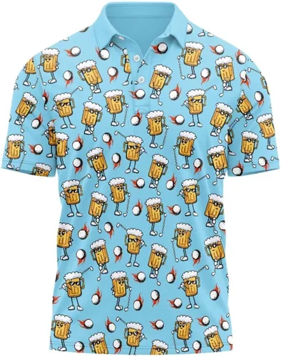 Vista 18 de HUGS IDEA Camiseta casual retro para hombre, diseño de calavera de manga corta Nota musical de hoja de otoño