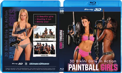 Vista 2 de 3D Bikini Girls in Action Paintball Girls Blu-ray 3D 3D Blu-ray