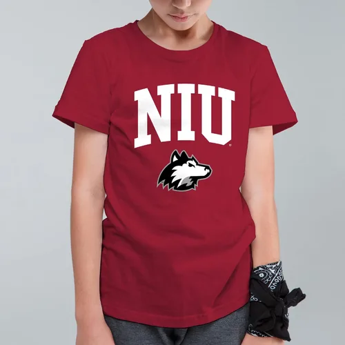 Vista 453 de NCAA Arch Logo, camiseta juvenil color del equipo, universidad - universidad