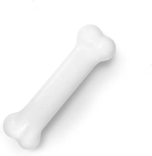 Vista 11 de Nylabone Power Chew Juguete masticable duradero con sabor, para perros extrapequeños, para masticadores agresivos, indestructibles, sabor tocino