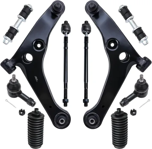 Vista 158 de Detroit Axle - Kit de suspensión delantera de 10 piezas para Chevrolet Trailblazer GMC Envoy 2004-2007 2005 2006 Soportes de brazo de control