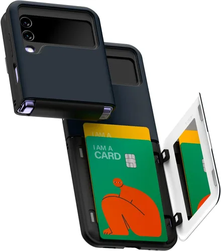 Vista 17 de GOOSPERY Parachoques magnético para puerta compatible con Galaxy Note 10, estuche tipo billetera con tarjetero, cierre automático por iman, funda