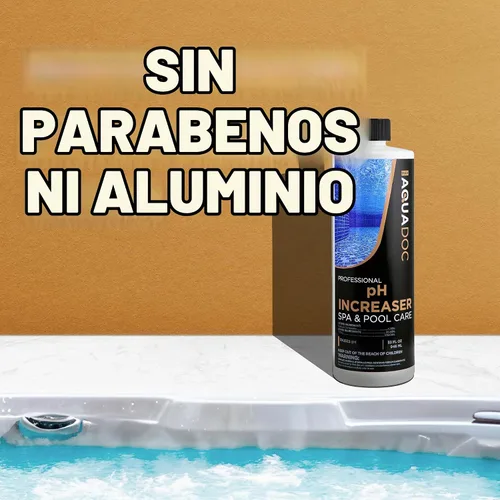 Vista 6 de AquaDoc Spa - Aumento de pH para el equilibrio del agua de la bañera de hidromasaje, 32 onzas