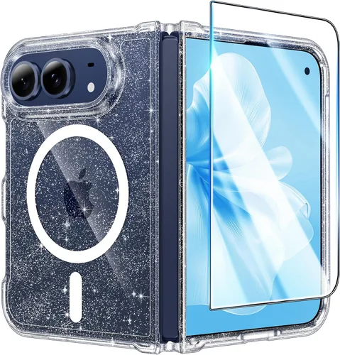 Vista 63 de FNTCASE Funda magnética para Samsung Galaxy Z Fold 7 con protección de bisagra A B-Clear
