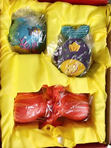 Vista 7 de Conjunto de colección de baño con forma de pez lindo 5 unids material de resina niño como juego de accesorios para el hogar