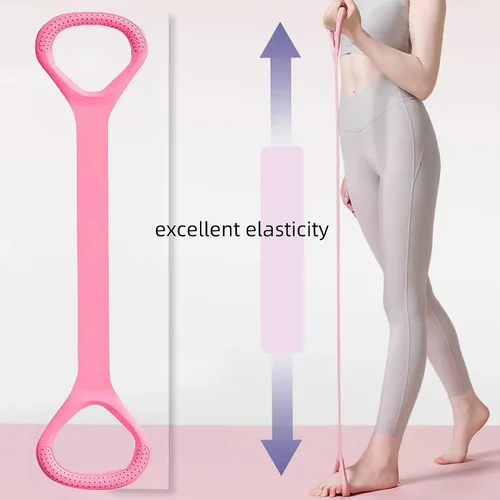 Vista 4 de 3 bandas de resistencia para figura 8, bandas de ejercicio para espalda, banda elástica para fitness, banda elástica para expansor de pecho, cuerda