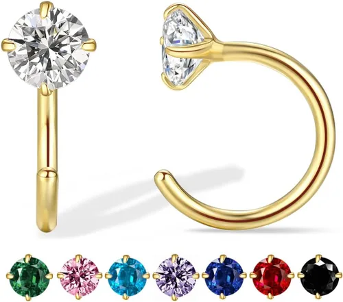 Vista 45 de Aretes pequeños de plata de ley 925 para mujer