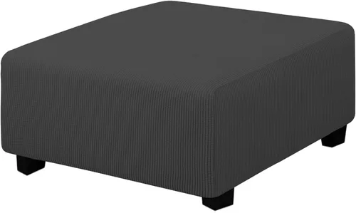 Vista 25 de Easy-Going Funda Elástica para Otomana Taburete de Almacenamiento Plegable Protector de Muebles Funda Rectangular Suave con Parte Inferior Elástica