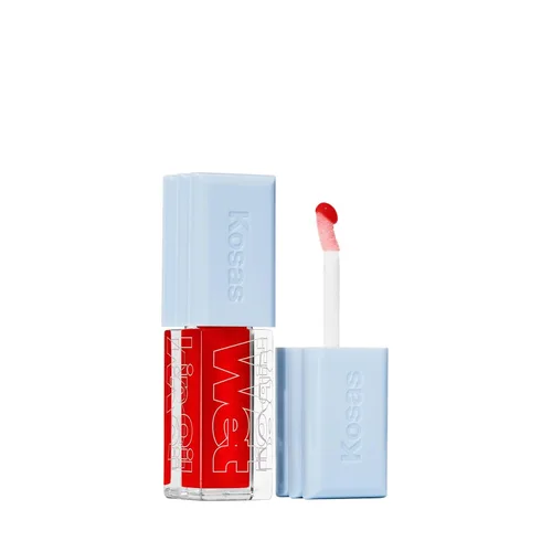 Vista 14 de Kosas Wet Lip Oil Gloss - Tratamiento hidratante y voluminizador de labios con ácido hialurónico y péptidos, acabado no pegajoso (sin abrir)