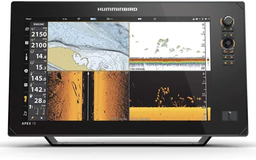 Vista 11 de Humminbird APEX CHARTPLOTTER GPS Fish Finder with Transducer, MEGA Side Imaging+ & HD Touchscreen Display