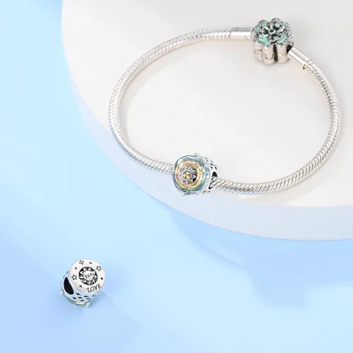 Vista 65 de KUNSIR Los abalorios se adaptan a pulseras Pandora para mujer, plata de ley 925, cuentas colgantes de joyería para niñas, dijes de feliz cumpleaños