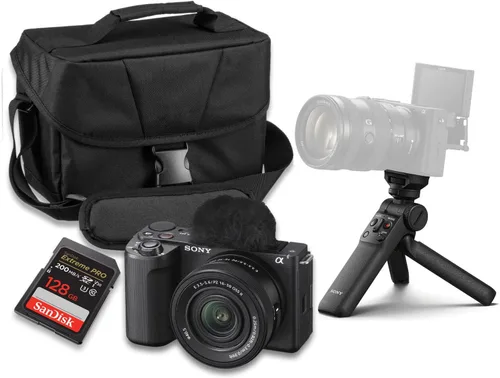 Vista 9 de Sony Alpha ZVE10 II - APS-C - Cámara con lente intercambiable, sin espejo, para creadores de contenido + Lente APS-C de gran apertura, gran angular