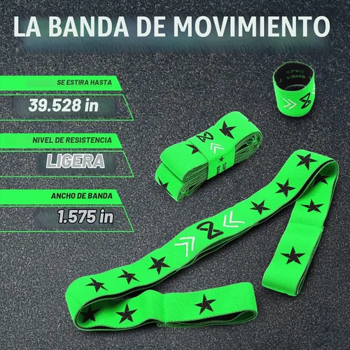 Vista 4 de Two8 Bands Multi Loop Resistance Band for Working Out - Home Gym Loop Resistance Bands for Women & Men, Athletic Rehab Equipment Workout Loops