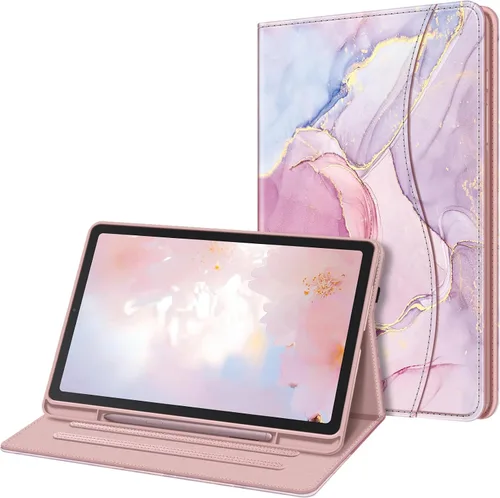 Vista 14 de Fintie Funda para Samsung Galaxy Tab S6 Lite 10.4 Pulgadas 2024/2022/2020 con Soporte para S Pen, Funda Trasera de TPU Blanda con Visor Multiángulo