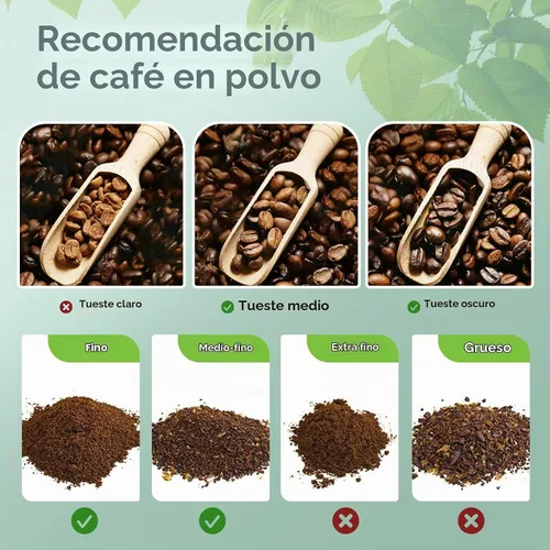 Vista 3 de LIHONG - Cápsulas de café reutilizables de acero inoxidable, cápsulas de café reutilizables, cápsulas de espresso reutilizables compatibles