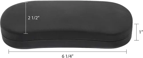 Vista 5 de Noble Hard Shell - Funda protectora para gafas con paño de limpieza de microfibra y bolsa