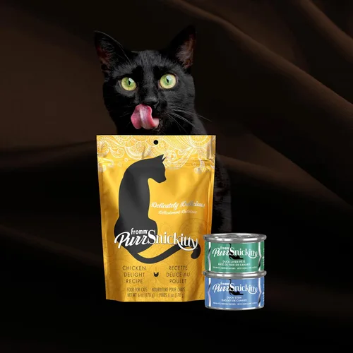 Vista 2 de Fromm PurrSnickitty Chicken Delight - Alimento seco prémium para gatos para todas las etapas de la vida, receta de pollo, 6 onzas