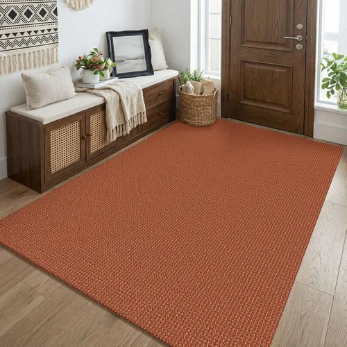 Vista 202 de KOZYFLY - Tapete para puerta de interior, lavable, pequeña, antideslizante, con respaldo de goma, felpudo de algodón para el hogar, color negro