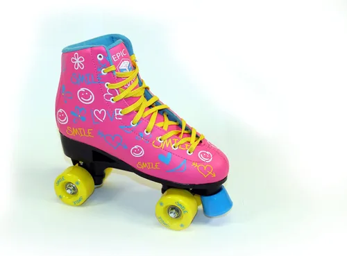 Vista 4 de Epic Skates Blush Quad Roller Patines, Rosa, Juvenil Talla 12