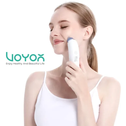 Vista 7 de VOYOR Aspiradora de poros para eliminar puntos negros, removedor de cabeza negra para cara con pantalla LCD, 5 niveles de succión y 6 cabezales