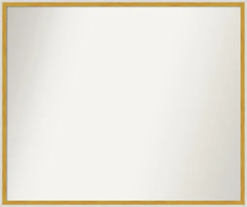 Vista 126 de Amanti Art Espejo de baño blanco para sobre el fregadero, 22 x 45 pulgadas, espejo de tocador rectangular blanco Lucie, marco de madera moderno