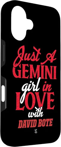Vista 3 de iPhone 16 David Bote Gemini Girl Gameday Case