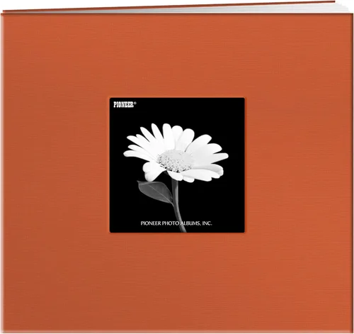 Vista 9 de Pioneer Libro de Memoria con Marco de Tela Frontal Postbound de 5 por 7 Pulgadas, Rojo Manzana
