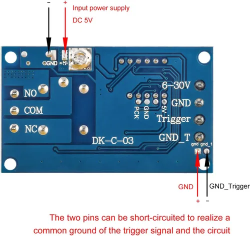 Vista 5 de 2 unids 5V Micro USB temporizador relé DC 6-30V ciclo programable retardo temporizador módulo interruptor con pantalla LED digital