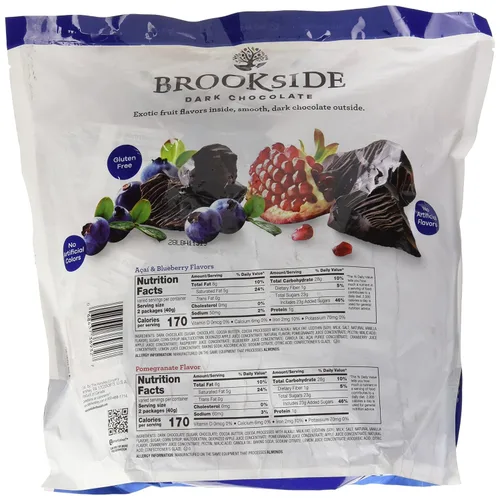 Vista 4 de HERSHEY'S Brookside - Paquete variado de chocolate oscuro, 21 onzas