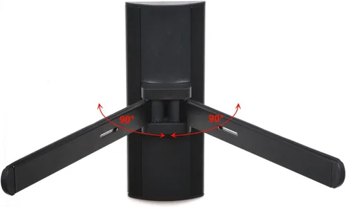Vista 2 de VideoSecu Soporte de montaje en pared con estante AV ajustable para receptor de reproductor de DVD, caja de cable VCR DVR u otro componente