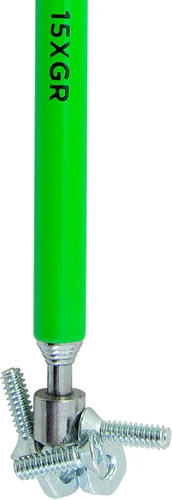 Vista 3 de Ullman Devices No.15XGR Herramienta magnética de bolsillo súper resistente, verde neón, 5-7/8 pulgadas a 25-9/16 pulgadas, eleva 1-1/2 libras