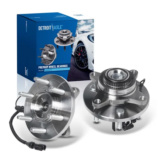 Vista 51 de Detroit Axle - Par de cojinetes de rueda delantera/trasera para Ford Edge 11-14, 09-19 Flex, 13-19 Police Interceptor Sedan, 14-18 Police Sedan