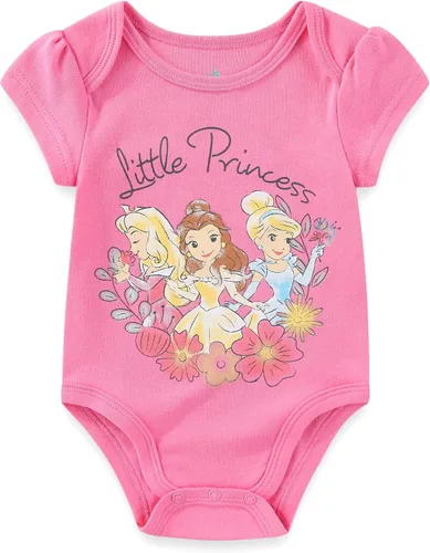 Vista 4 de Disney Minnie Mouse Fabulous - Paquete de 5 mamelucos para niñas recién nacidas, bebés y bebés