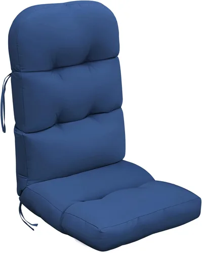 Vista 13 de Skypatio Adirondack - Cojín grueso para silla mecedora, impermeable, para patio al aire libre, con respaldo alto, color gris