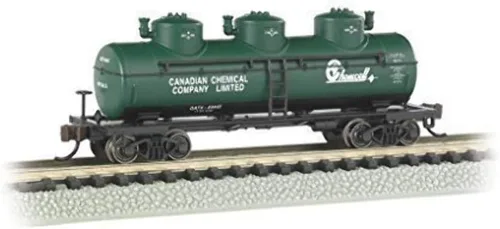 Vista 2 de Bachmann Industries 3 Dome Tank Chemcell Car, escala N