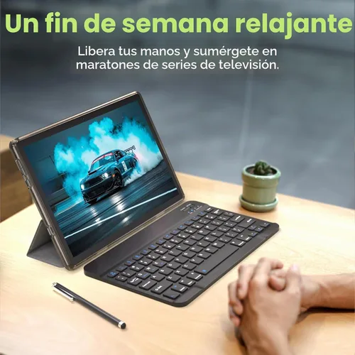 Vista 9 de Tablet Android 15 de 10 pulgadas, 8GB RAM 32GB ROM Potente CPU de cuatro núcleos, pantalla de resolución 1280* 800 Tablet PC, cámara de 8MP