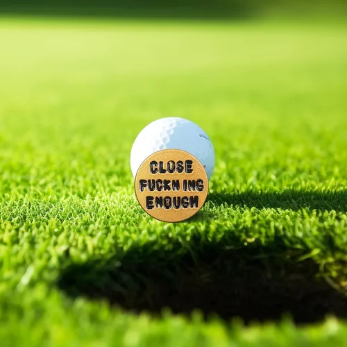 Vista 5 de Marcador de pelota de golf divertido, para hombres, humor adulto, marcadores de pelota de golf novedosos con palabras divertidas, regalos de golf