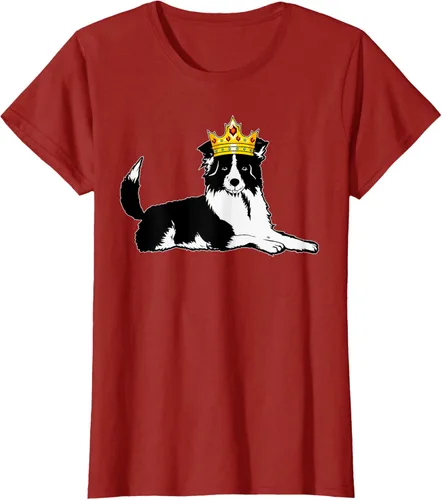 Vista 26 de Border Collie Crown - Camiseta veterinaria de piel de pastoreo de ovejas, Negro