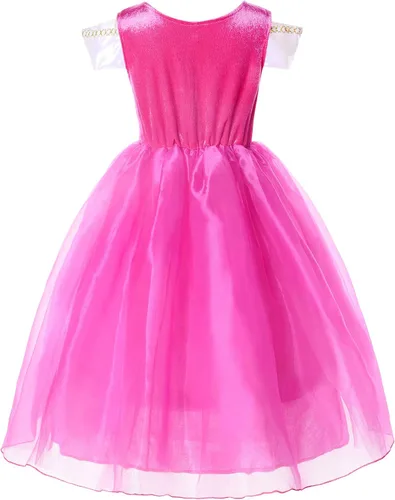 Vista 2 de JerrisApparel Girls Princess Costume Dress Pageants Party Fancy Dress