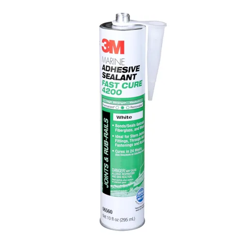 Vista 6 de 3M TALC Marine Sellador Adhesivo de Curado Rápido 4200 (05260) - Sellador Adhesivo Flexible Semi-Permanente para Barcos y Aplicaciones Marinas