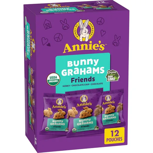 Vista 94 de Annie's Organic Chocolate Bunny Graham Snacks, 7.5 onzas