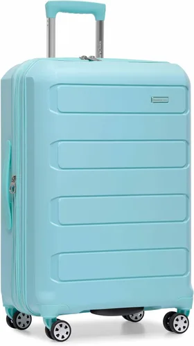 Vista 54 de Traveler's Choice Pagosa indestructible Hardshell expandible Spinner Equipaje, Azul bebé, Pagosa indestructible Hardshell expandible Spinner Equipaje