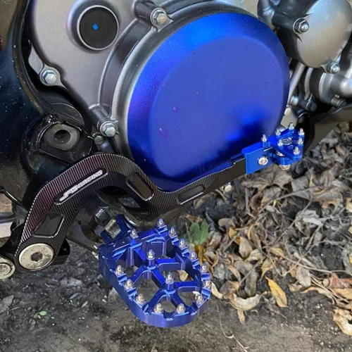 Vista 2 de JFG Racing Estriberas de motocicleta y palancas de embrague de freno para YZ125/250 2015-2025, YZ250F/YZ450F 2009-2025, YZ125X/YZ250X