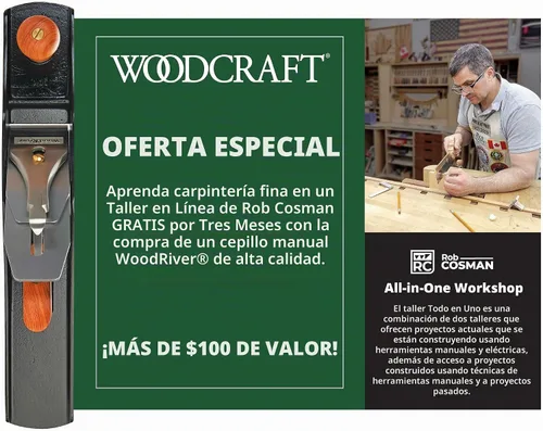 Vista 2 de Woodriver # 62 Plano Jack de ángulo bajo