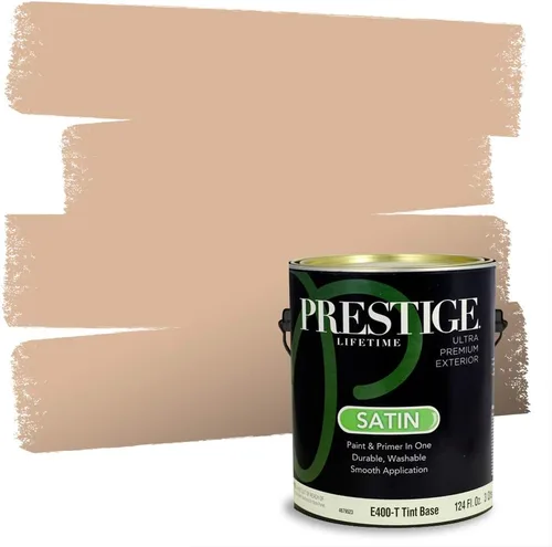 Vista 157 de PRESTIGE Pintura exterior e imprimación en uno, bronceado Aberdeen, plano, 1 galón