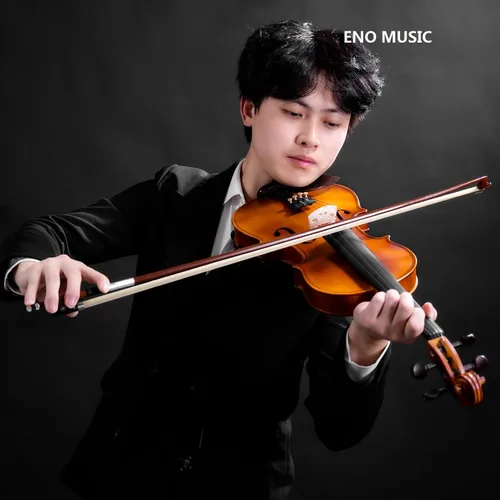 Vista 7 de ENO MUSIC Kit de violín de tamaño completo 4/4 para principiantes y adultos con arco de colofonia y estuche rígido, todos los accesorios