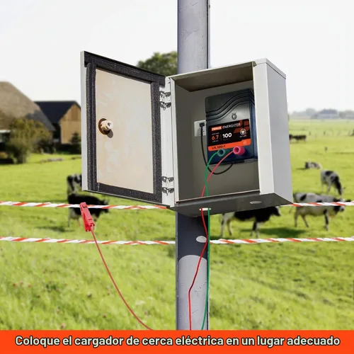 Vista 4 de Cargador eléctrico de la cerca, Energizer eléctrico de la cerca 6,7 Joule